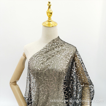 Elegantes Blumenmuster -Mesh Stick -Pailletten -Glitzer -Fabrik